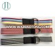 cheap double ring buckle cotton fabric belt