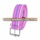 Cheap Price Polyester Striped Fabric Woven Belts