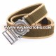 Wholesale men's alloy buckle polyester fabric belts